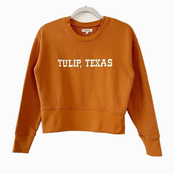 Madewell Tops - Madewell Tulip Texas Crop Sweatshirt